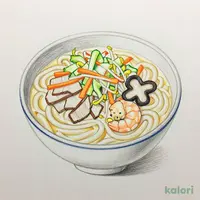野菜たっぷりちゃんぽんうどん（麺半量）