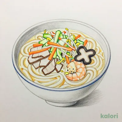 野菜たっぷりちゃんぽんうどん（麺半量）
