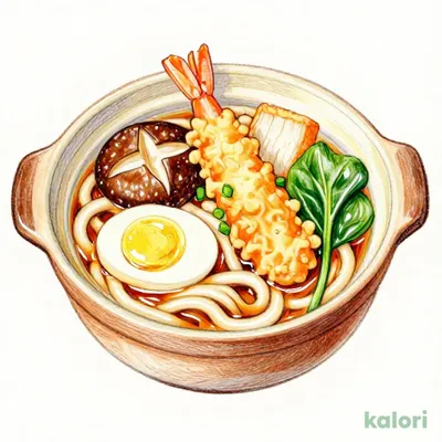 Nabeyaki Udon (Half Portion)