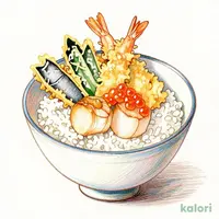 青森県陸奥湾産帆立といくら釜めし 天ぷら7種盛りセット