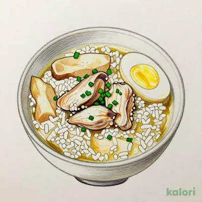 Chicken and Burdock Root Rice Porridge