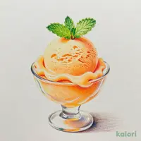 朝食追加アイス）北海道メロンジェラート