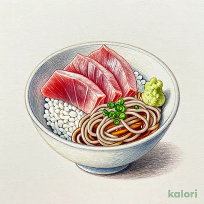Bluefin Fatty Tuna Mini Rice Bowl & Ni-hachi Soba Set