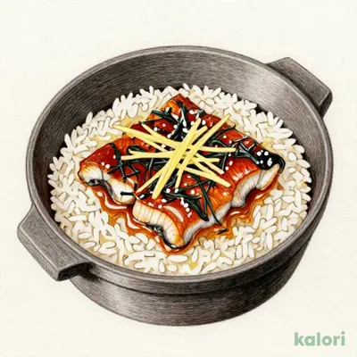 Domestic Conger Eel Kamameshi (Rice Cooked in Iron Pot)