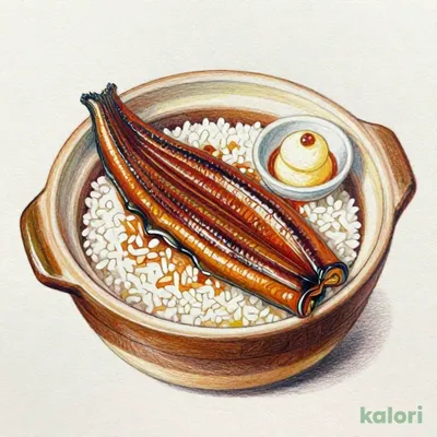 Takeout Domestic Conger Eel Kamameshi (with Dessert)