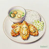 広島県産牡蠣フライ定食(牡蠣フライ5個)1,093