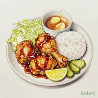 手付け 竜田揚げ定食1,199