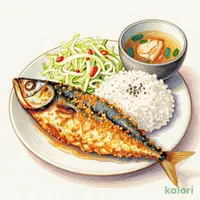 手付けアジフライと竜田揚げの満腹定食1,237