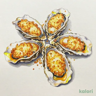 Fried Oysters, 5 pcs