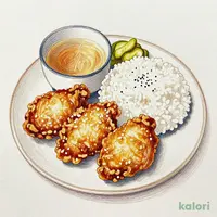 鶏の竜田揚げ（4個）釜炊きごはん朝食1,120