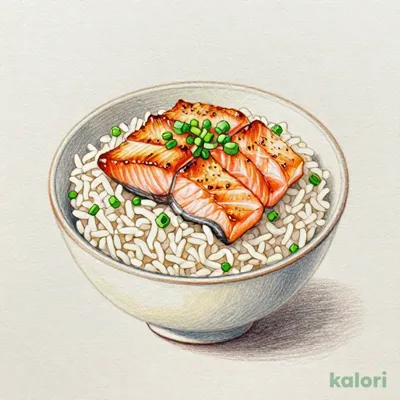単品小丼）小炙りトロサーモン丼