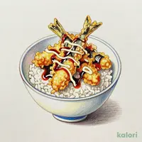 双味セット）北海道産さんまの小天丼