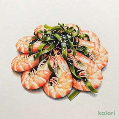甘エビの塩昆布和え