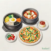 ハーフ＆ハーフセット（石焼ビビンバ＋スンドゥブ）