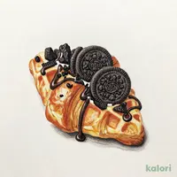 ミニオレオ＆チョコクロッフル