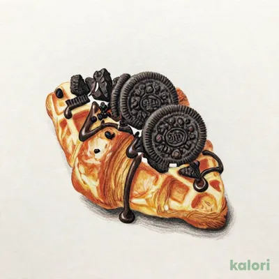 ミニオレオ＆チョコクロッフル