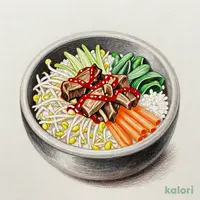 平日限定 カルビ石焼ビビンバセット