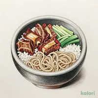 平日限定 カルビ石焼ビビンバ＆冷麺セット