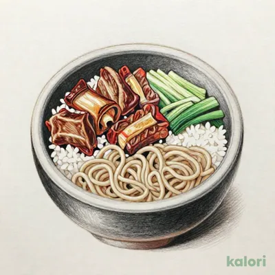 平日限定 カルビ石焼ビビンバ＆冷麺セット