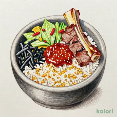 平日限定 石焼ビビンバ＆牛カルビサラダセット