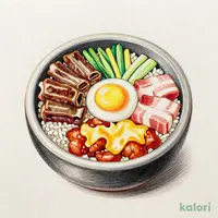 春限定 ハーフ&ハーフ(カルビ石焼ビビンバ+サムギョプサル&チーズタッカルビ)