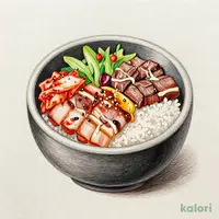 春限定 ハーフ＆ハーフ（サムギョプサル石焼ビビンバ＋牛カルビサラダ）
