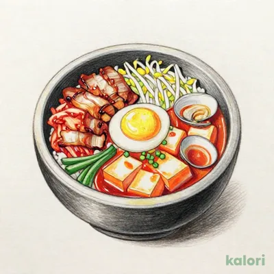 春限定 ハーフ＆ハーフ（サムギョプサル石焼ビビンバ＋韓美膳スンドゥブ）