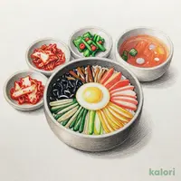 温玉野菜ビビンバセット