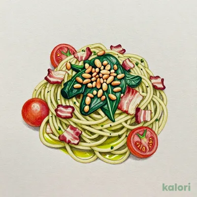 ベーコンとほうれん草