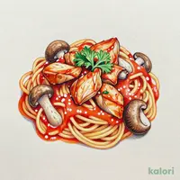 鶏ときのこのトマトクリーム