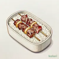 やきとり弁当牛手巻き