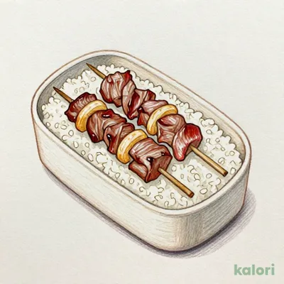 やきとり弁当牛手巻き