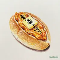 おさつバター塩パン