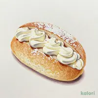 Salt Bread with Milk Cream