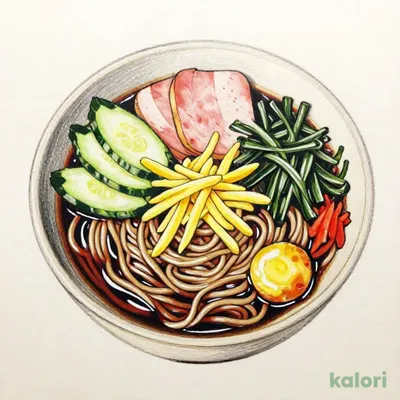 【期間限定】黒酢しょうゆ冷し麺