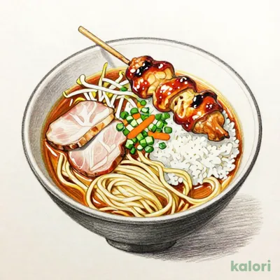 味噌ラーメン＋やきとり丼セット