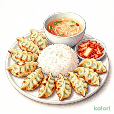 W Gyoza Set (Napa Cabbage Kimchi)