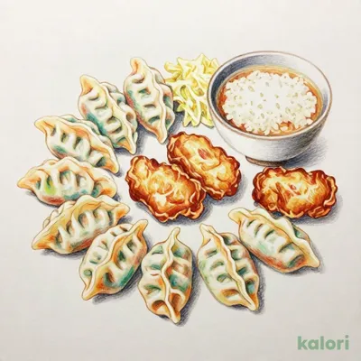 W Gyoza Set (2 Fried Chicken)