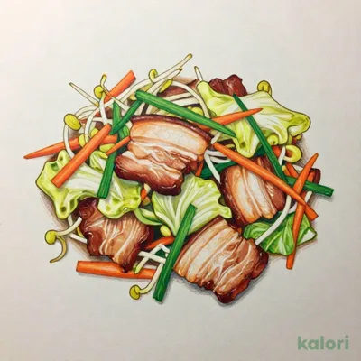 Meat and Vegetable Stir-fry (A La Carte)