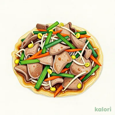 Garlic Chive and Liver Stir-fry (A La Carte)