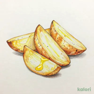 皮付きポテトフライ