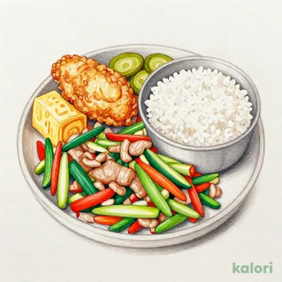 DX野菜炒め弁当