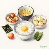 卵かけごはん朝食