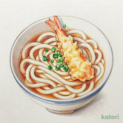 海老天うどん
