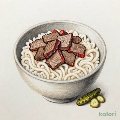 牛カルビ焼肉丼ミニうどんセット