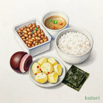 納豆朝食