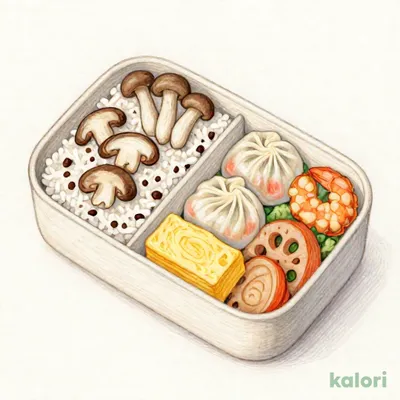 贅沢シュウマイ松茸ごはん弁当