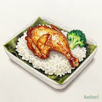 ほっかローストチキン　ライス付　