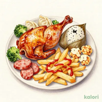 スペシャルトリオ（ローストチキン）　