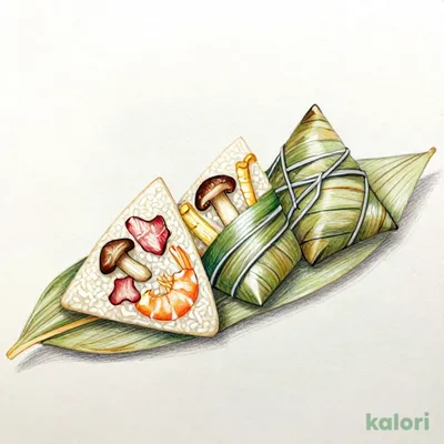 Chinese Sticky Rice Dumplings (3 pcs)